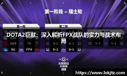 DOTA2巨献：深入解析FPX战队的实力与战术布局